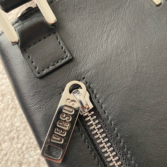 Versace icon leather crossbody for man - Picture 2 of 6